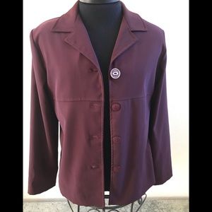 INCLINATIONS Eggplant SZ L JACKET